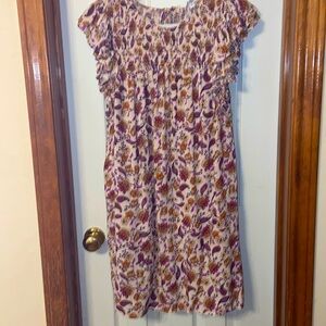 Floral pattern dress